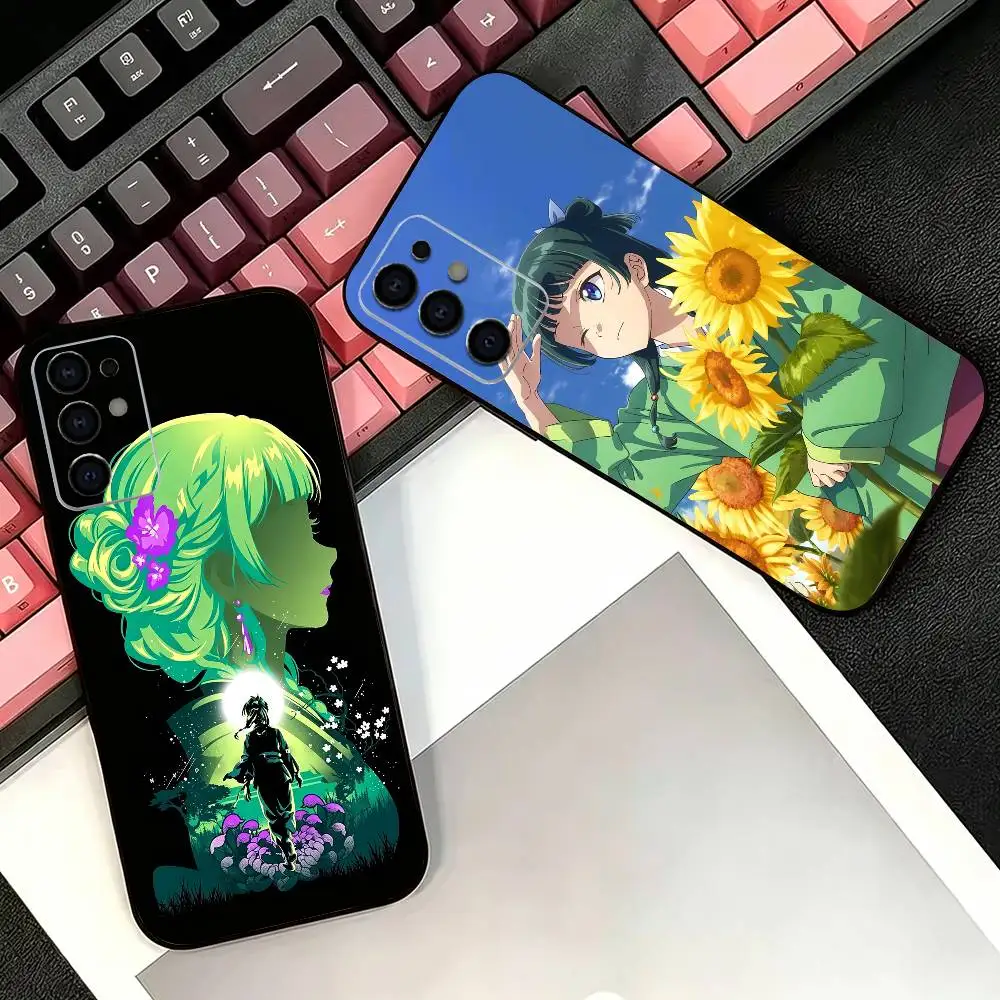 The A-Apothecary Diaries Maomao Soft Black Phone Case for Samsung S26,25,24,21,22,21,20,10,9,8,7,6Ultra,Plus,Fe, Lite