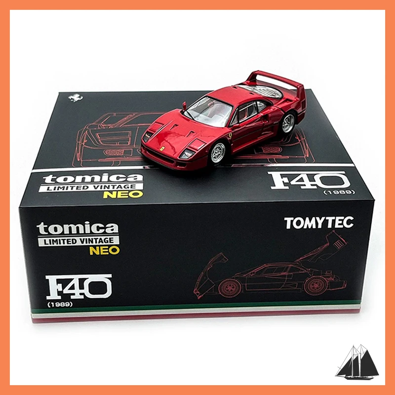 TLV TOMYTEC 1:64 مقياس F40 1989 سبيكة معدنية نموذج سيارة مجموعة ثابتة مزينة هدايا العيد اللعب تذكارية Gif #1