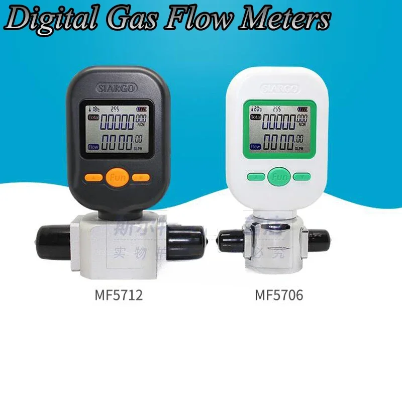 0-10L/Min Digital Gas Flow Meters Gas Mass Flow Meters Compressed Air /Digital Display Meter for MF5706-10