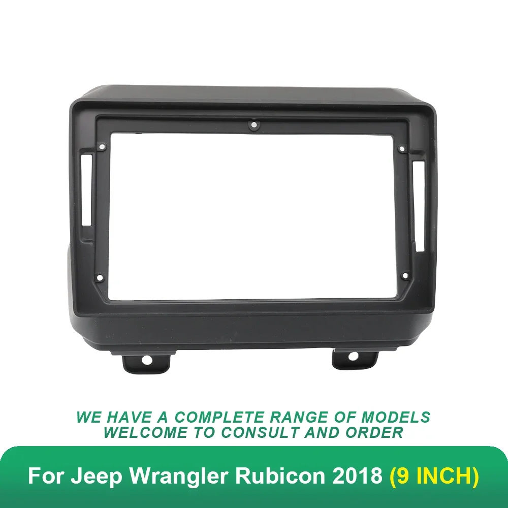 

Car Audio Fascia Frame 9" Big Screen DVD Adapter for For Jeep Wrangler Rubicon 2Din Dash Installation Panel Kit