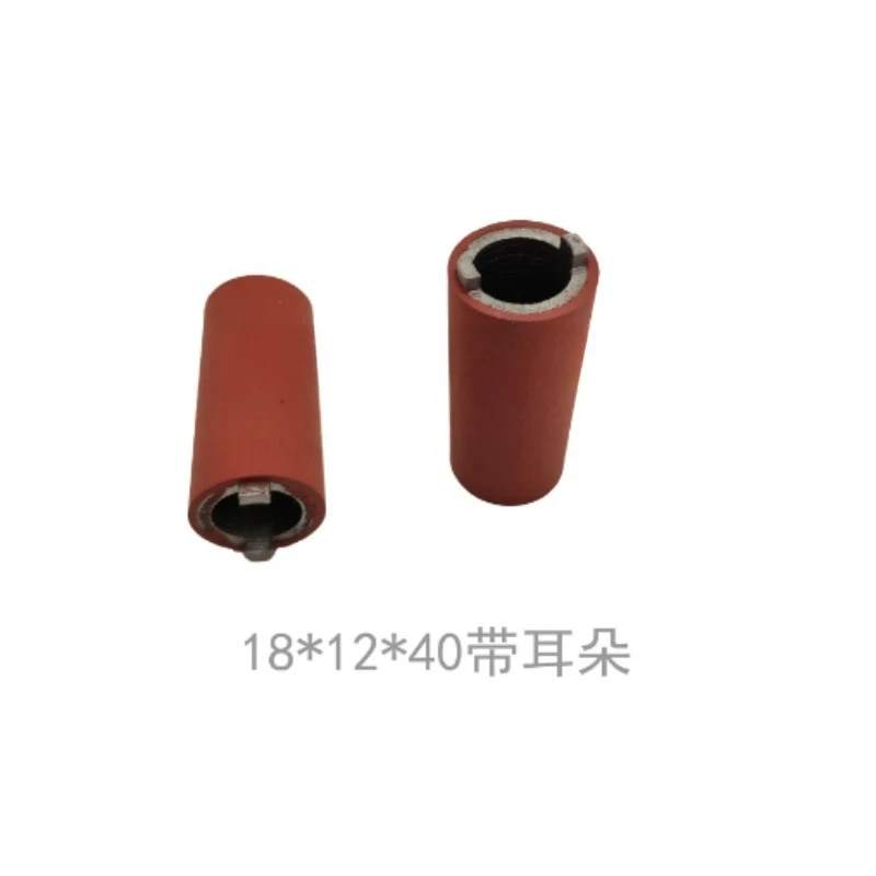 18x12x40mm Feed Wheel with Ear, Manual Glue Roller with Bearing for Edge Banding Machine Woodworking