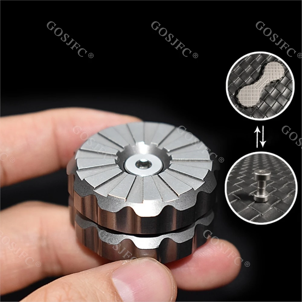 DANHUO Duocode mécanique Push Slider haptique pièce Fidget jouets pour adultes Fidget Spinner