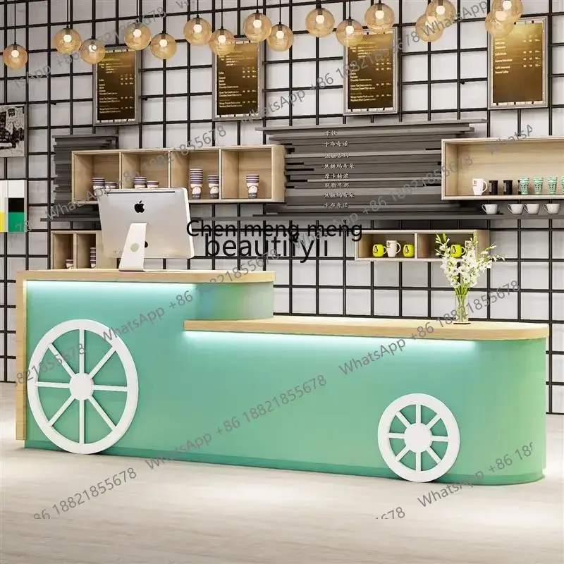 ss 8350Checkout page Institution Training Center, simple and modern, reception desk and bar for commercial use