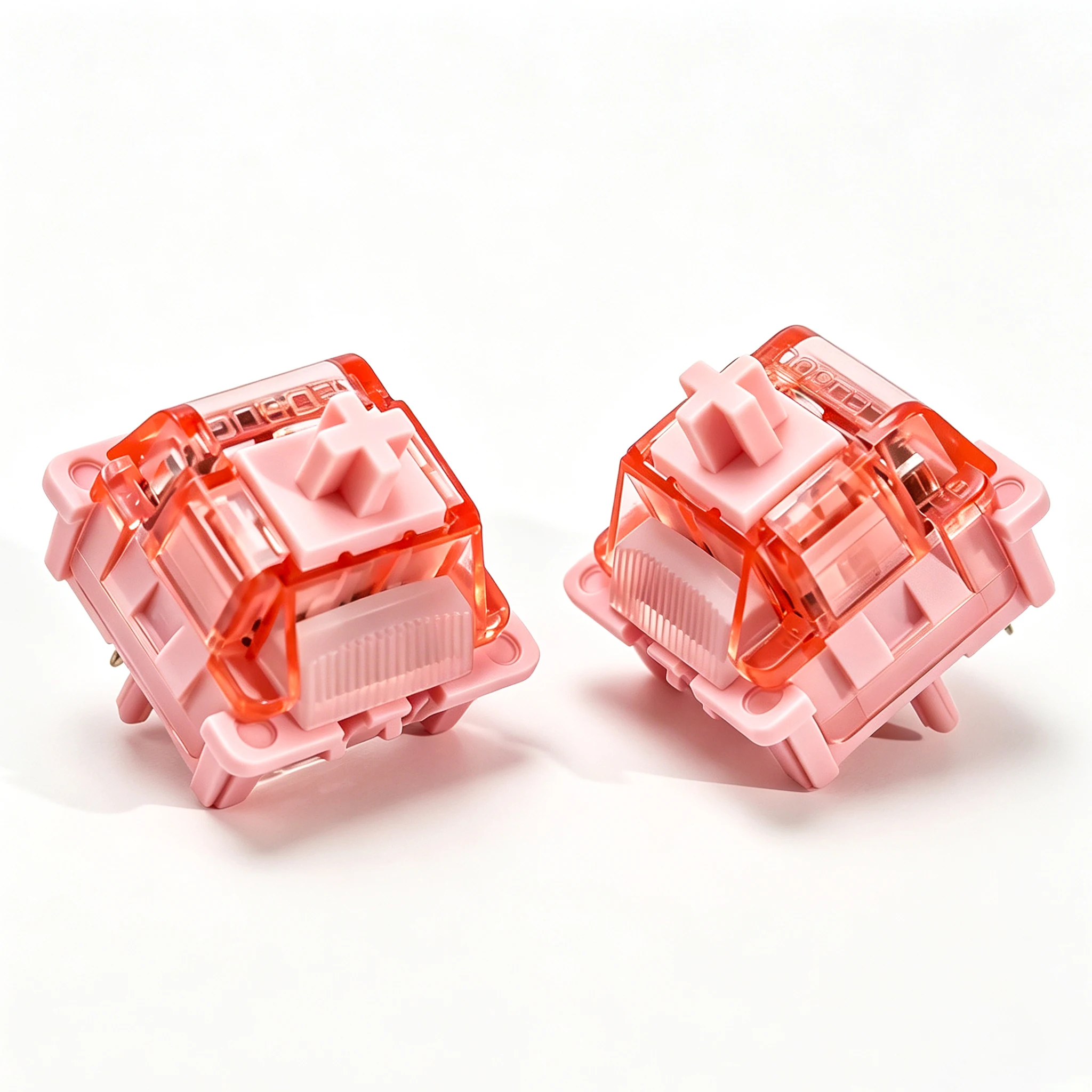 LEOBOG Feather Silent Switch 29gf 5-Pin Linear Creamy Switches für benutzerdefinierte DIY 60% Gaming mechanische Tastaturen mit POM-Stiel MX-Tastenkappen – Detail 9