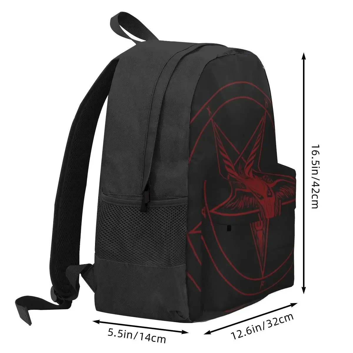 Baphomet Satanic Goat Backpacks Boys Girls Bookbag Children School Bags Cartoon Kids Rucksack Laptop Rucksack Shoulder Bag