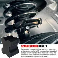 Espaciadores de resorte helicoidal de goma, Kit de refuerzo de resorte helicoidal de goma, espaciadores de bobina de goma, espaciadores de resorte profesionales, accesorios para coche, 4 Uds.