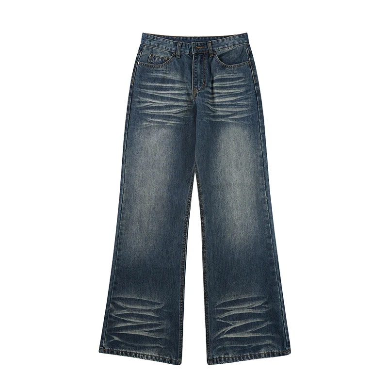 

Flared Jeans Men Boot Cut Denim Pants Slim 2025 Spring Summer Jeans Full Length Trousers Vintage Streetwear Mens Clothing