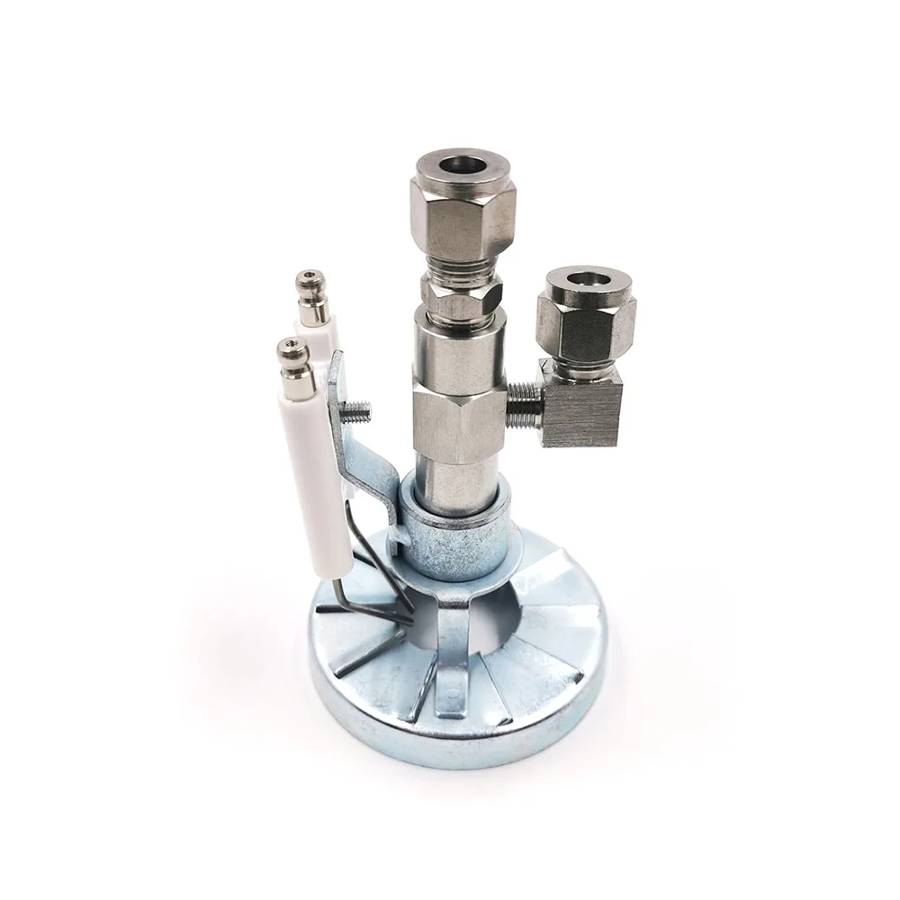 Waste Oil Burner Nozzle 0.3-4.0mm Stainless Steel Siphon Oil Nozzle Flame Stabilizer Diesel Oil Heavy Oil Burner Accessories