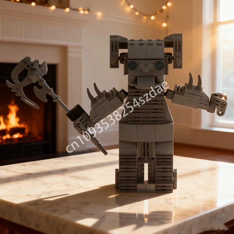 

378 шт. MOC Steppy Genocidal Space Alien Модель Строительные блоки Рождественский подарок Сборка Идея Образовательная игрушка Кирпич Дети День рождения