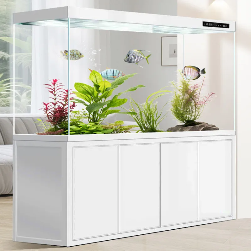 Energy-efficient Aquariu No Water Change Required Chic Reception Desk Smart Integrated Cylinder Ffice Furniture Военное ДелоLJ40