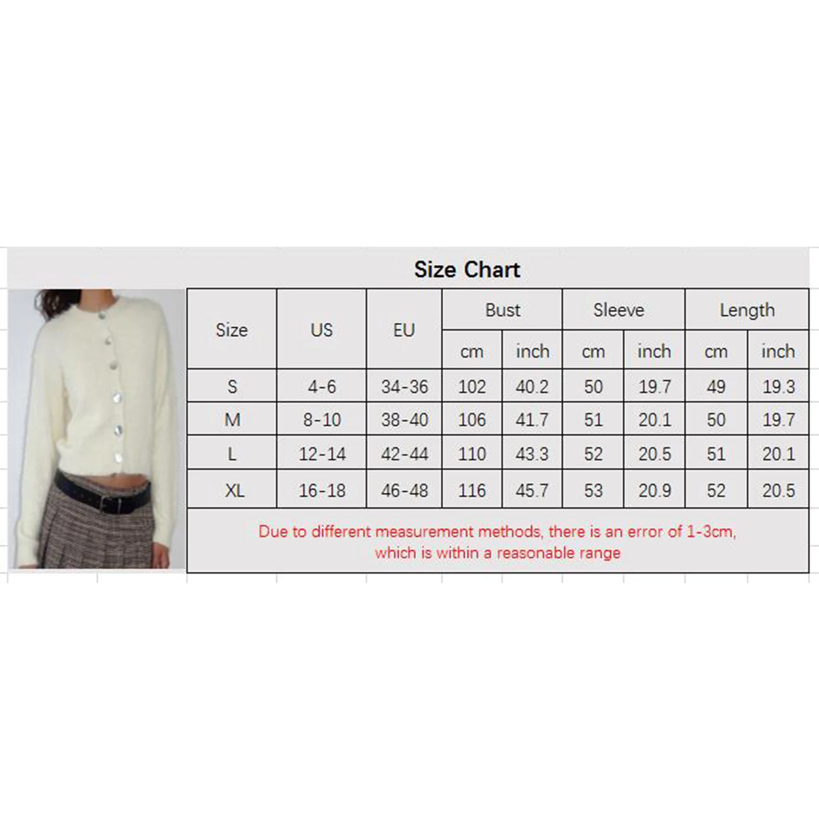 2024 New Women\'s Knit Cardigan Button-up Design With Bodycon Fit Long Sleeves Crew Neckline Cropped Cardigan Sweater Streetwear