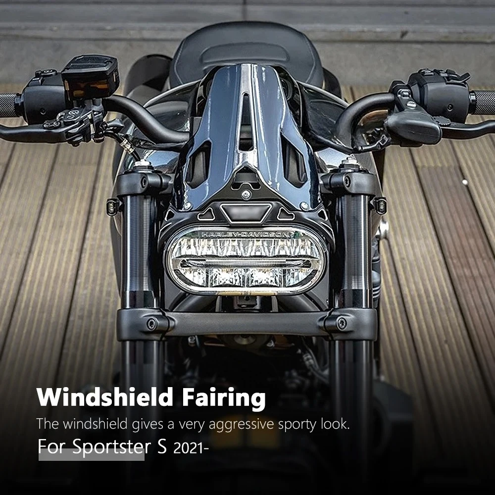 Suitable for Harley Sportster S RH1250S 2026 new model motorcycle accessories, windscreen and wind deflector.