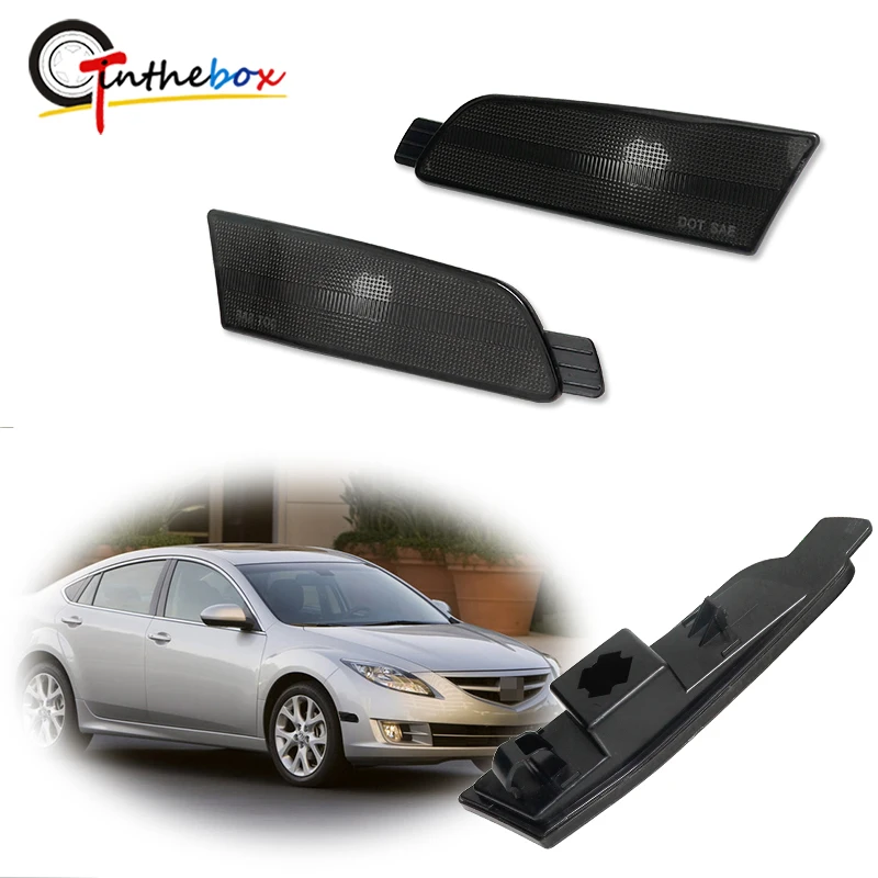 

2pcs Car Front Fender Side Marker Light Housing Shells For Mazda 6 2009 2010 2011 2012 2013 Parking Light No Bulb / Socket