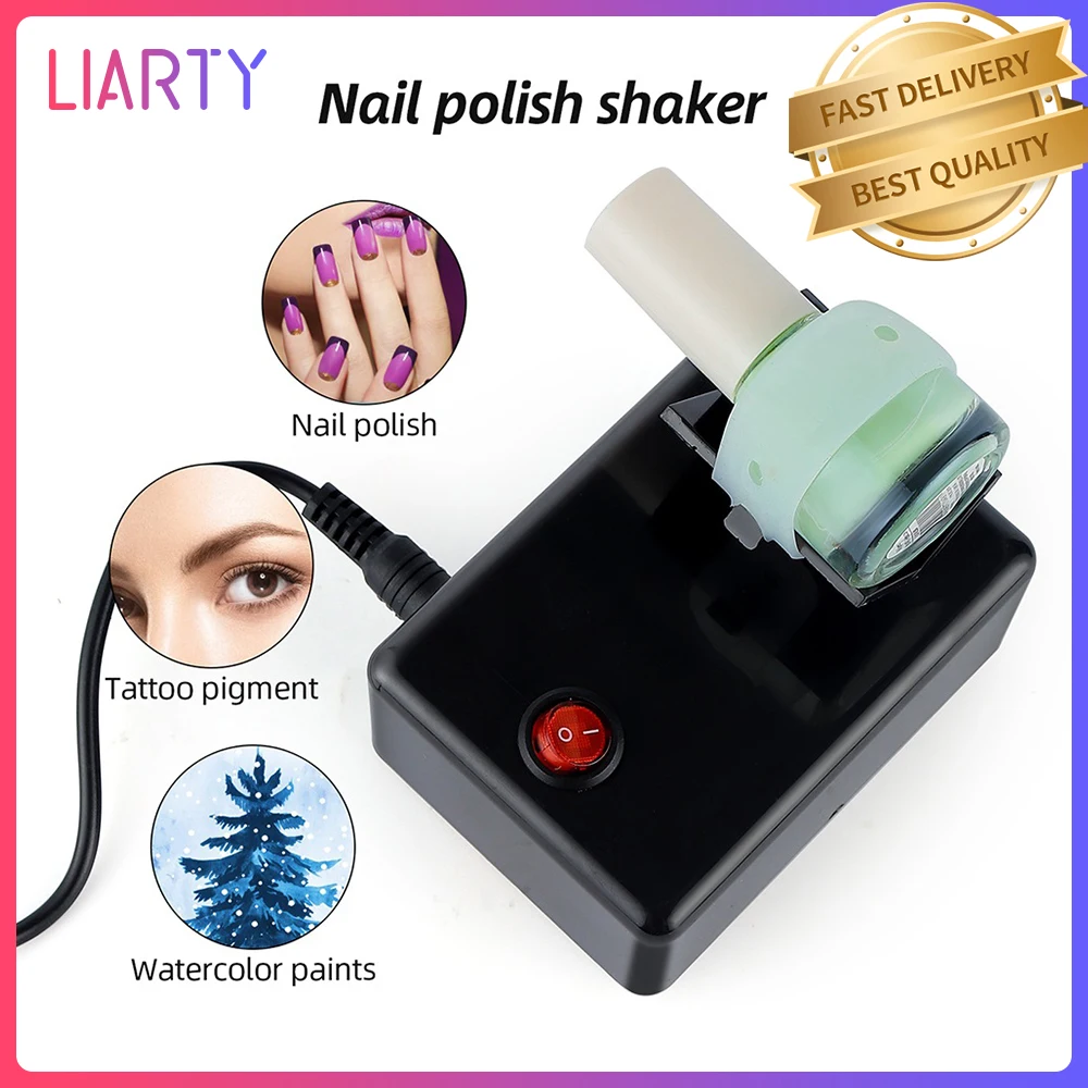 

Electric Professional Nail Polish Shaker Gel Nail Polish Ink Paint Shaking Device Liquid Bottle Anti Caking Shaking Machine