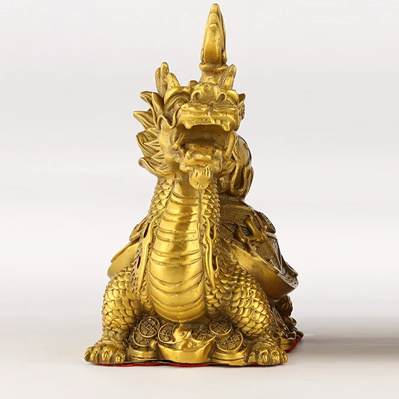 Gourd Fire Dragon Turtle Home Decor Office Gift Ornament