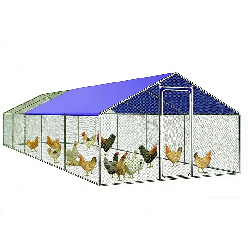 Best-selling customizable, large-space waterproof chicken coops, easy to assemble, durable outdoor poultry cages for home breedi