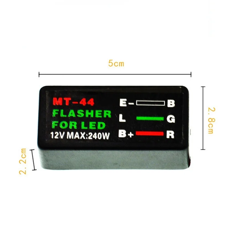 12V Universal 3-wire flash controller LED Light Flasher Blinker Relay fit for Boat Trucks Car ATV UTV Motorcycle Accessories