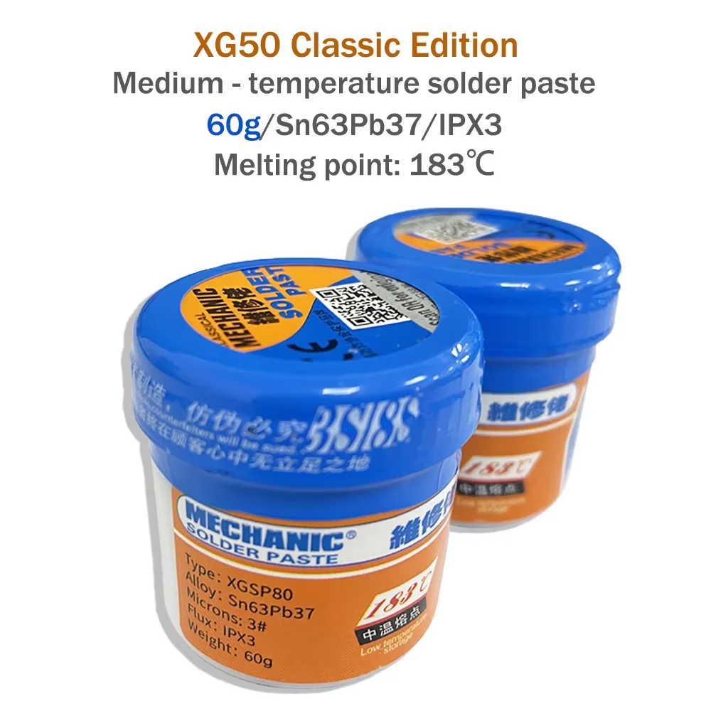Mechanic Medium-Tem XG50 Weldi - Smd Solder Paste ulasan dan harga