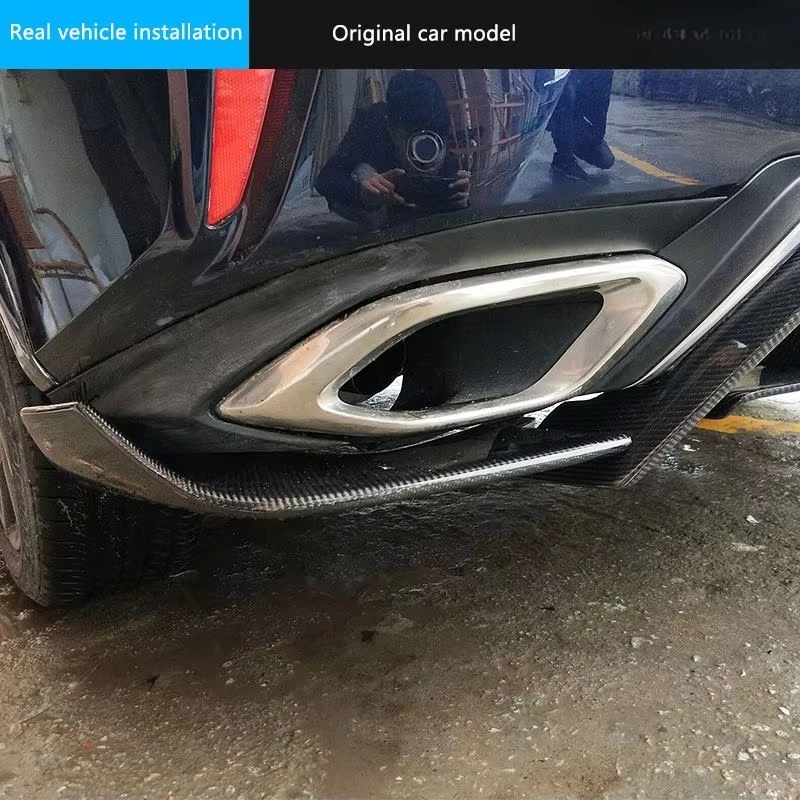 Yiku New Upgrade ART Carbon Fiber Exhaust Body Kit for RX300/RX350/RX450 F-Sport 2016-2019 Facelift Spoiler Front Lip 4