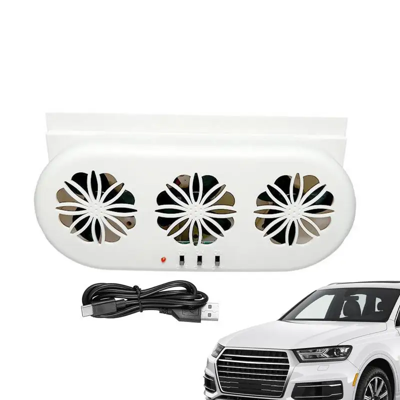 

Solar Powered Car Fan Solar Automotive Ventilation Fan Smart Vehicles Cooling Fan For Vehicles Efficient Exhaust Fan For