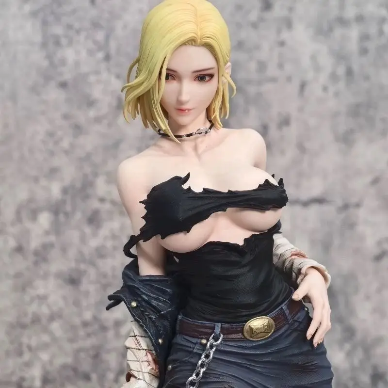 

Hot Sale Dragon Ball Android 18 Female Charm Series Anime Figure PVC Statue Collectible Model Desktop Decor Gift for Fans
