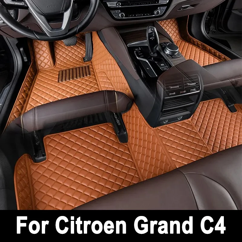 

Автомобильные коврики для Citroen Grand C4 Picasso SpaceTourer 7seat 2006 ~ 2013 кожаные коврики, коврики, детали интерьера, автомобильные аксессуары 2010