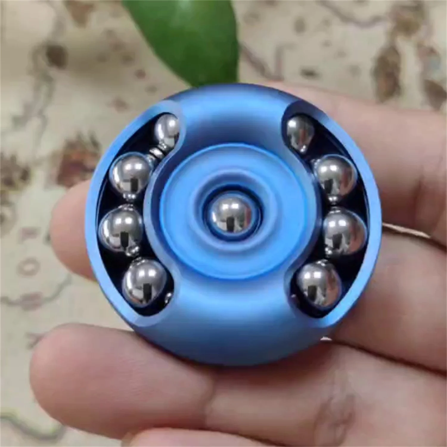 EDC Space Star Ring Zusammen gesetzter Hands pinner, Finger kreisel, Toggle Perlen, Dekompression Metall Fidget Spielzeug