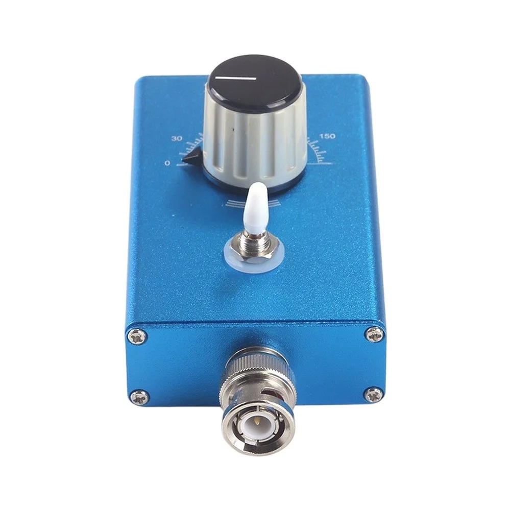 BNC Male Connector Blue 20W Radio Tuner Wide-band HF Coverage FM Reception Capability High Low Band Switch Retractable Design