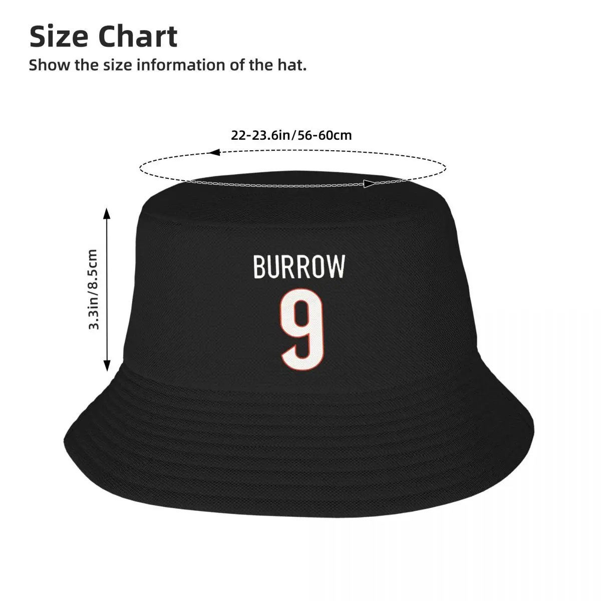 Joe Burrow Bucket Hats Panama For Kids Bob Hats Fashion Fisherman Hats Summer Beach Fishing Unisex Caps