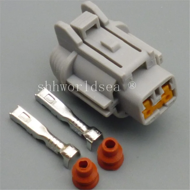 Shhworldsea 1Set 2 Pin Auto Waterproof Electric Connector Fog Lights Socket Plug For Nissan Car 6185-0867 6188-0554 PB291-02127