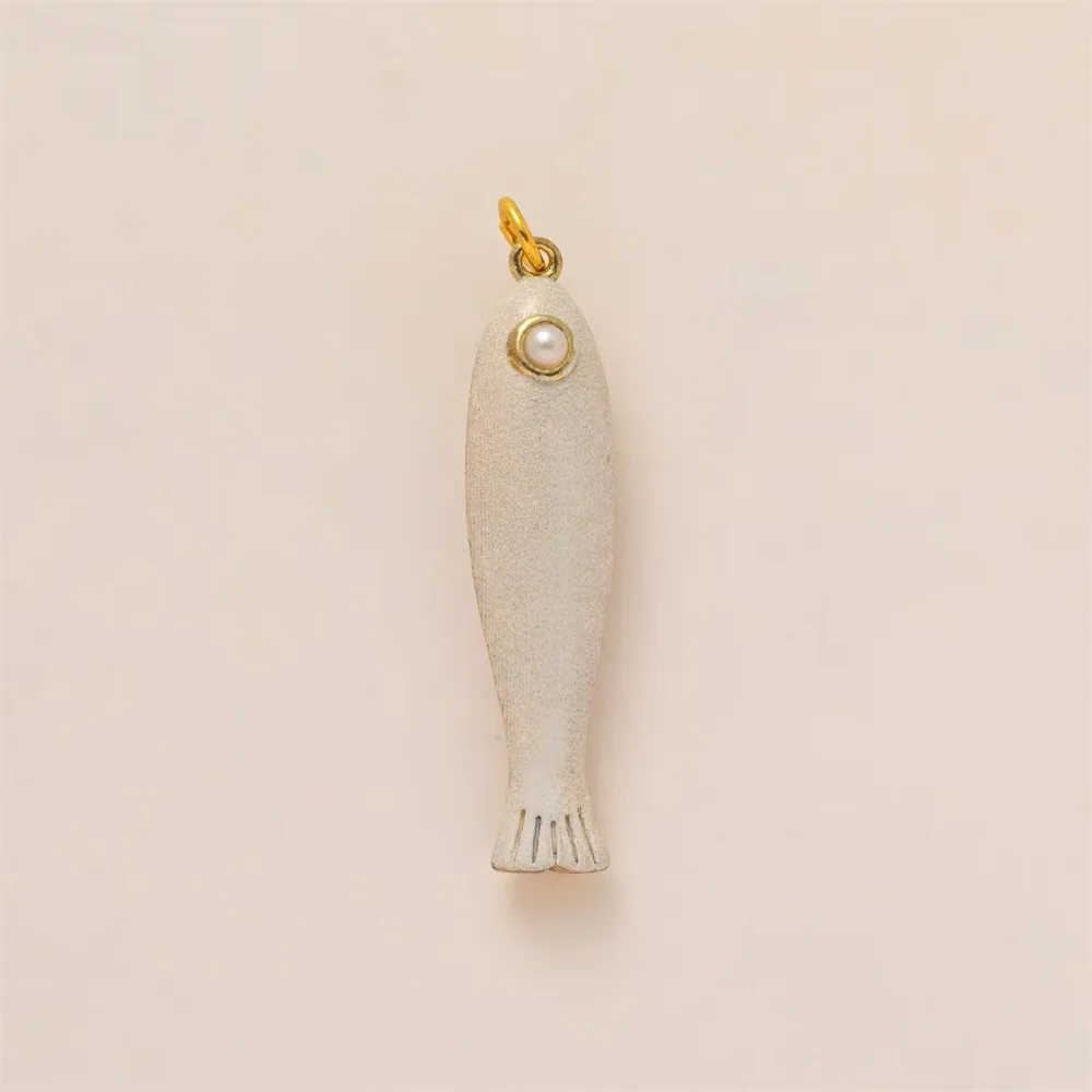 Beach Series Fish Pendant 14K Gold Color Retention Fish Ocean Jewelry Copper Plated Colorful Fish Animal Charms DIY Pendants