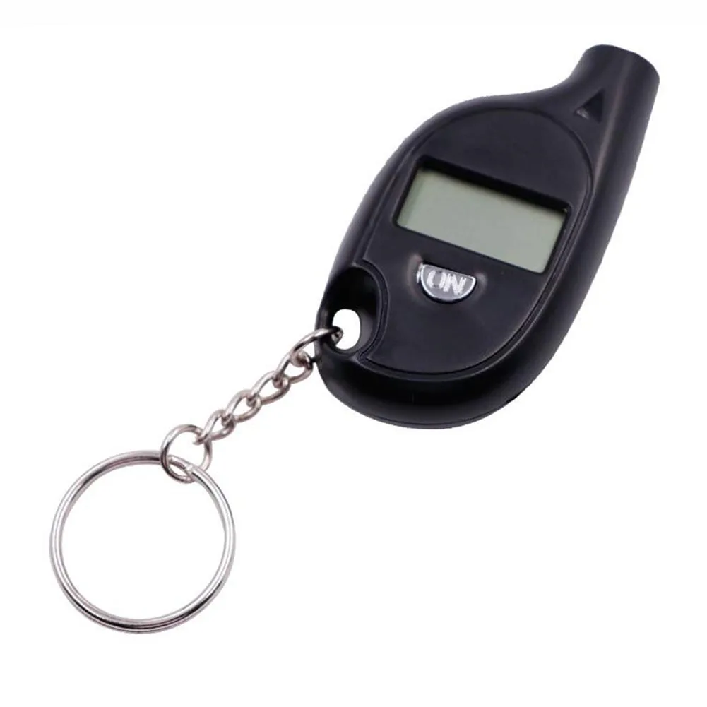 

Compact Mini Digital Tire Pressure Tester with Keychain and LCD Display for Accurate Car Tire Pressure Monitoring