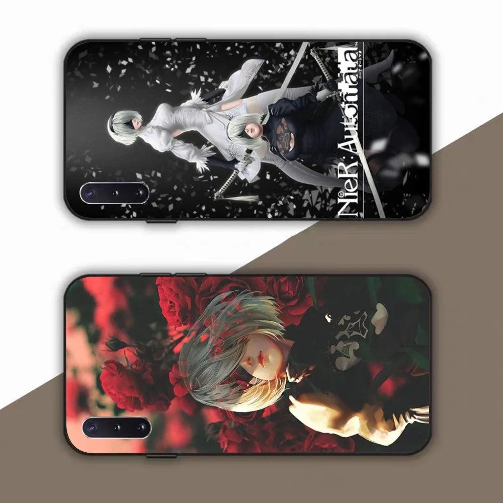 

Nier Automata Anime Phone Case For Samsung Note 8 9 10 20 pro plus lite M 10 11 20 30 21 31 51 A 21 22 42 02 03