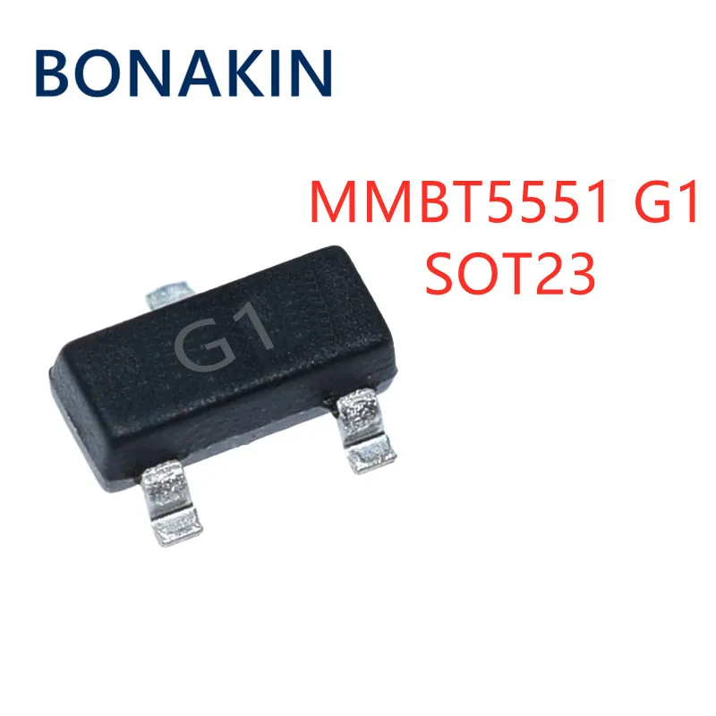 100 шт. 2N5551 SOT23 MMBT5551 G1 SOT23-3 SMD новый оригинальный транзистор