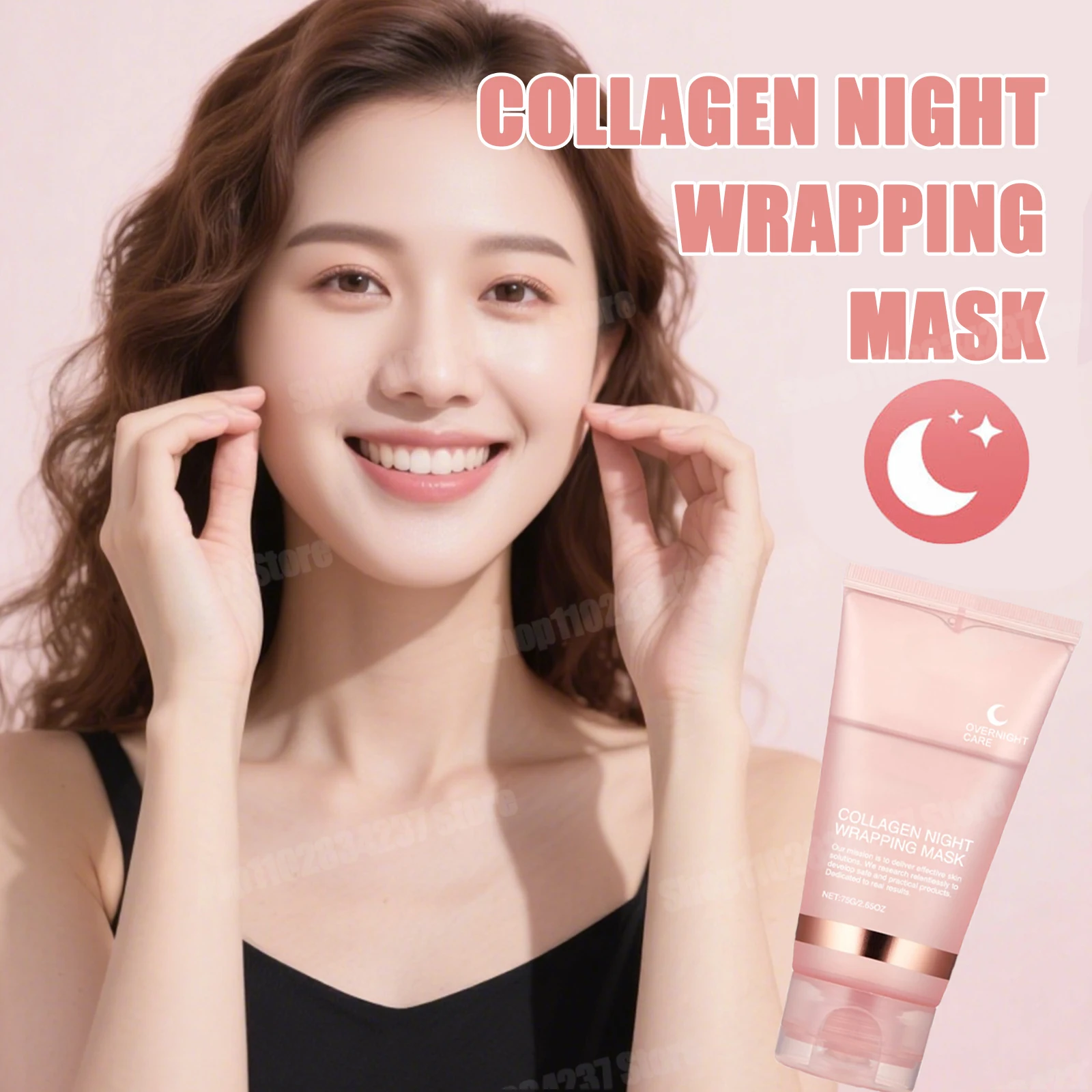 

Night Wrapping Facial Mask Collagen Peel-off Mask Daily Face Skin Care Deeply Moisturizing Hydrating Firming Skin