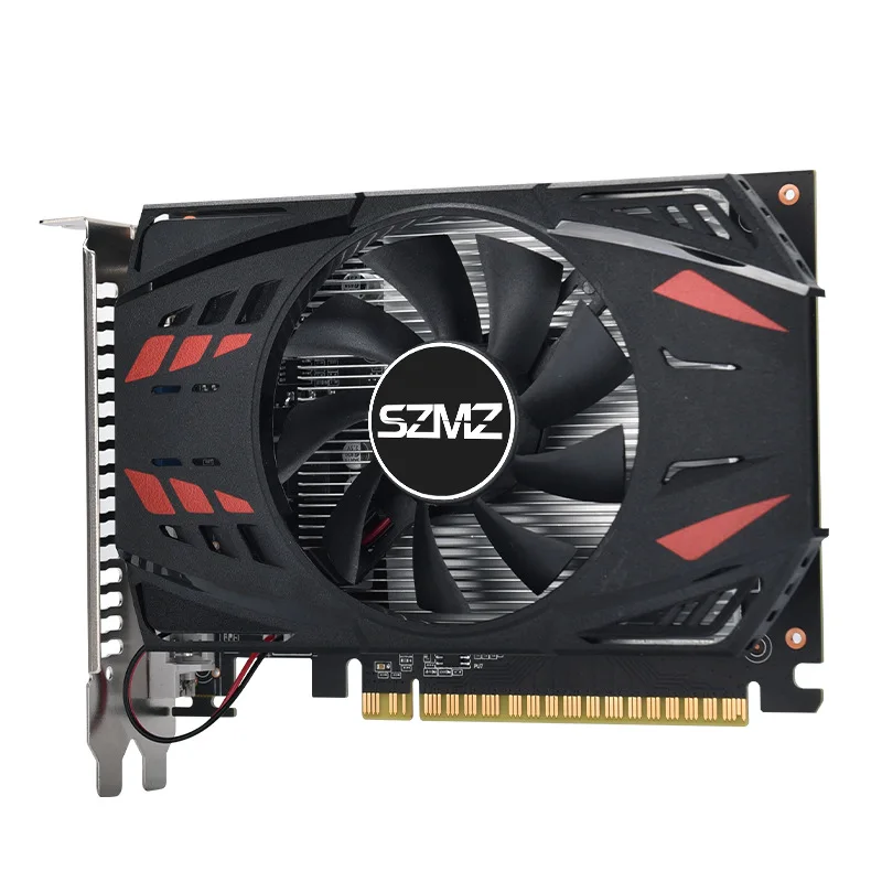 Kartu grafis JINSHARK GT730 4GB GDDR3 untuk rumah, kantor, hiburan, game, tampilan definisi tinggi, antarmuka HD VGA DVI