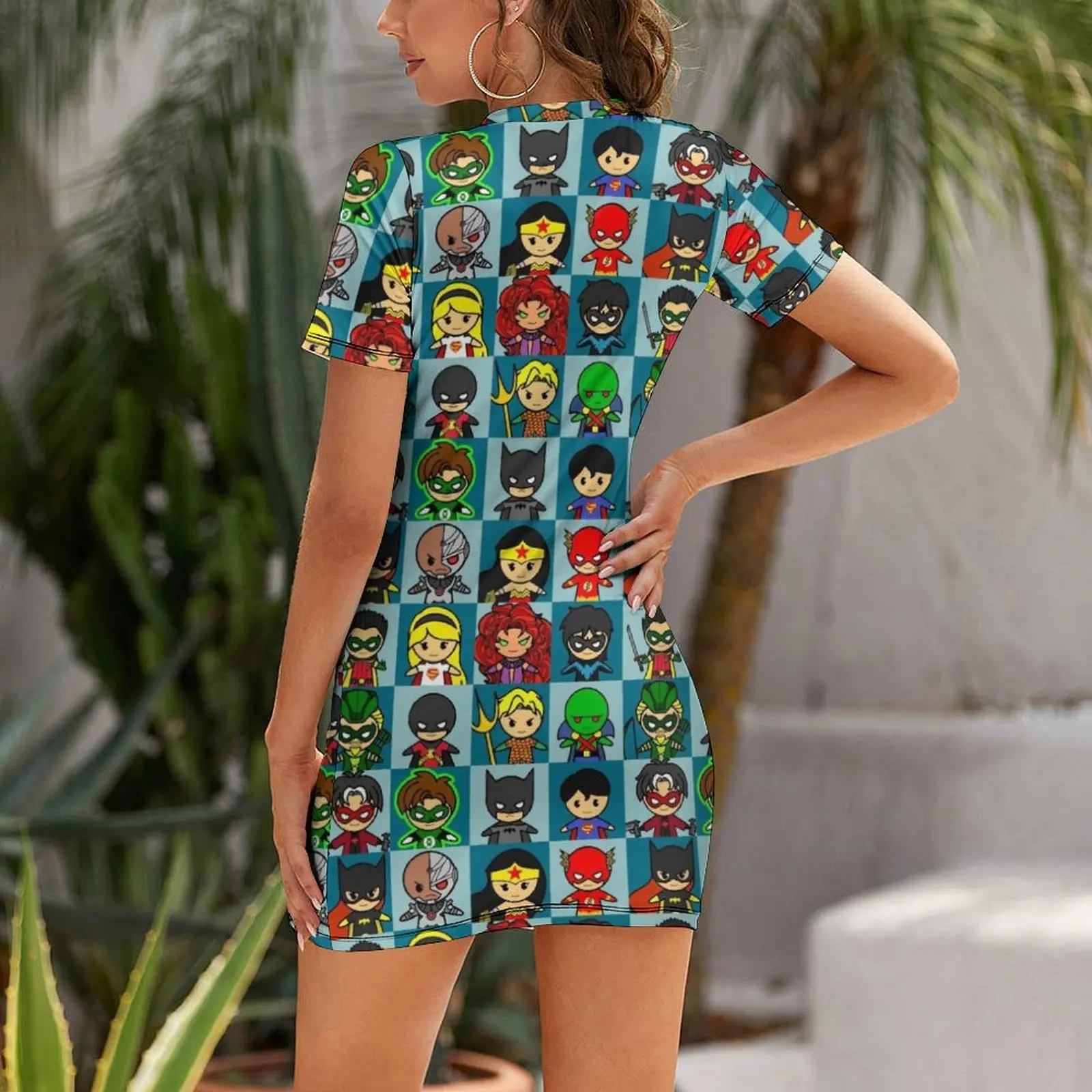 hero cube 2 Short Sleeved Dress Aesthetic clothing women's evening dresses 2025 summer dress korean women elegant women's sets