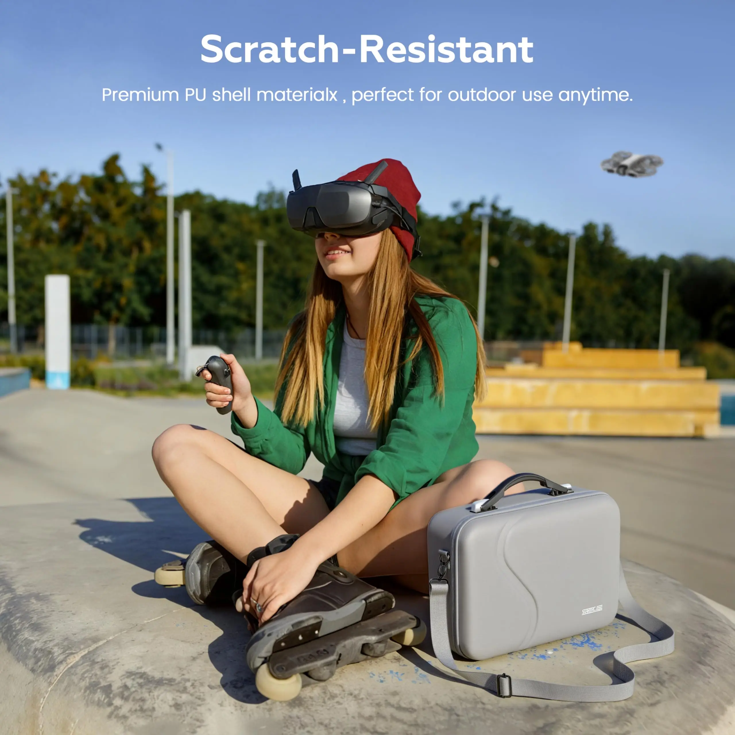 Carrying Case for DJI Neo 2 Motion Fly More Combo Accessories Portable PU Traval Bag Support RC Motion 3 Goggles N3 Charging Hub