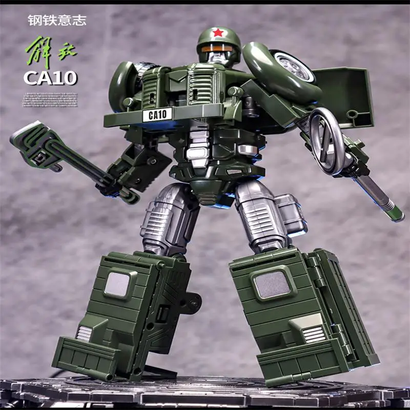 Figurine de camion Jiefang, pièce en métal, voiture 14-qi, figurine de barricade, CA10