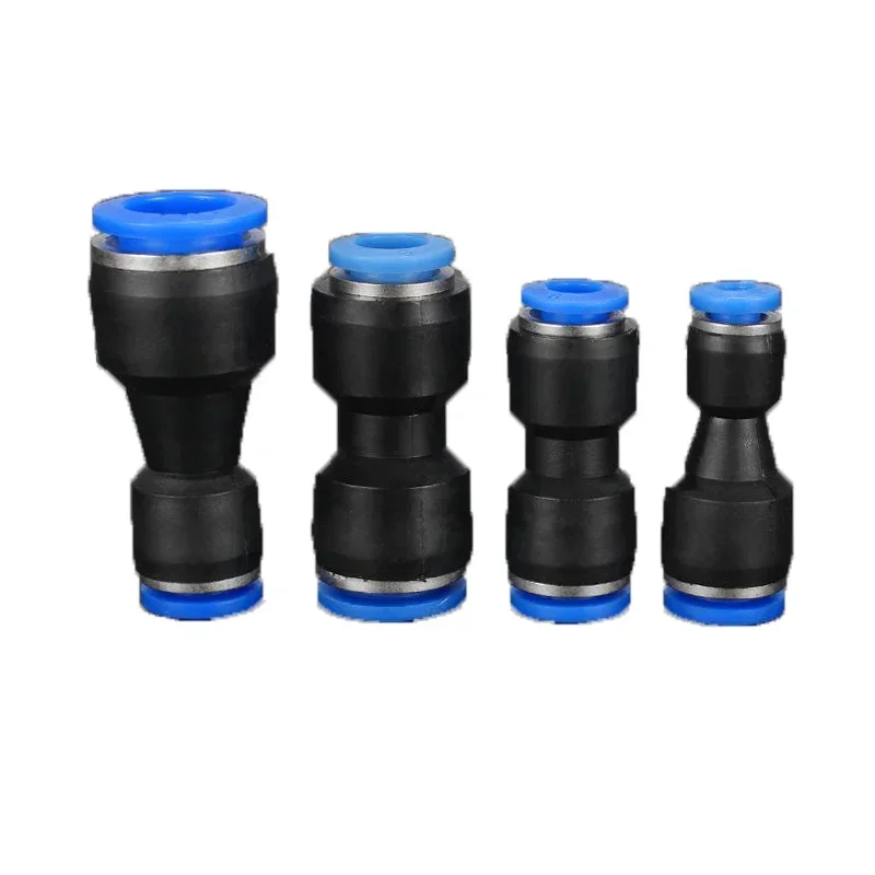 Pneumatic Fittings Fitting Plastic Connector PU 4mm 6mm 8mm 10mm For Air water Hose Tube Push in Straight Gas Quick Connection