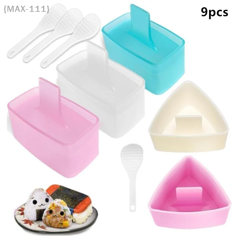 

2 шт. набор форм для онигири, домашняя кухонная утварь с пресс-суши, удобные инструменты для рисовых шариков «сделай сам» для аксессуаров Bento