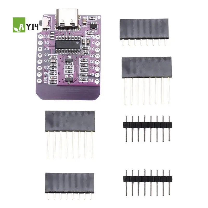 

AY14 -ESP8266 D1 MINI Development Board - Wifi Wireless Module, Iot Compatible, Enhanced Connectivity