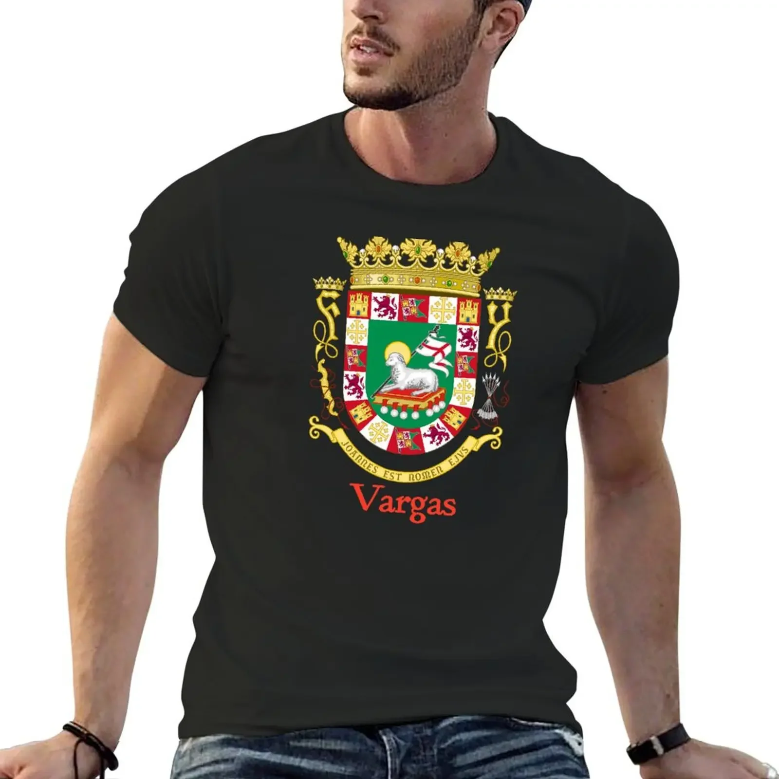 

Vargas Shield of Puerto Rico T-Shirt anime figures customs design your own plus sizes cheap stuff mens t shirts