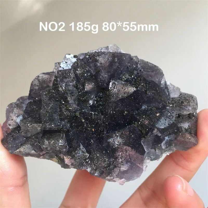 

Nigeria Natural Pyrite Cover Fluorite Symbiosis Mineral Specimen Cluster Crystal Healing Energy Stone Home Decor Collection