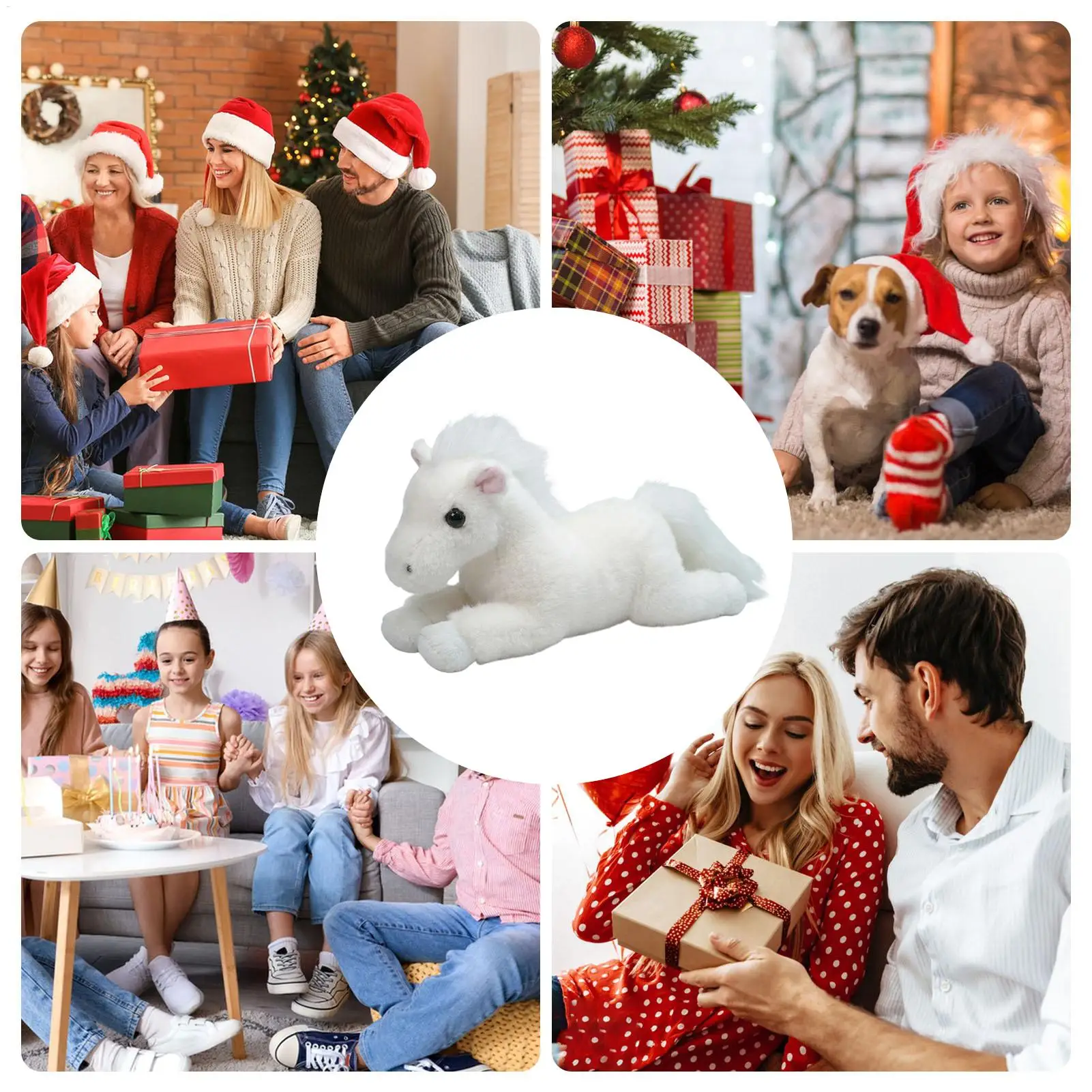 

Лошадь, мягкая игрушка 16,5 дюймов, мягкая кукла, лошадь, игрушки для детей и взрослых, весенний фестиваль, гостиная, спальня, диван-кровать, домашний автомобиль