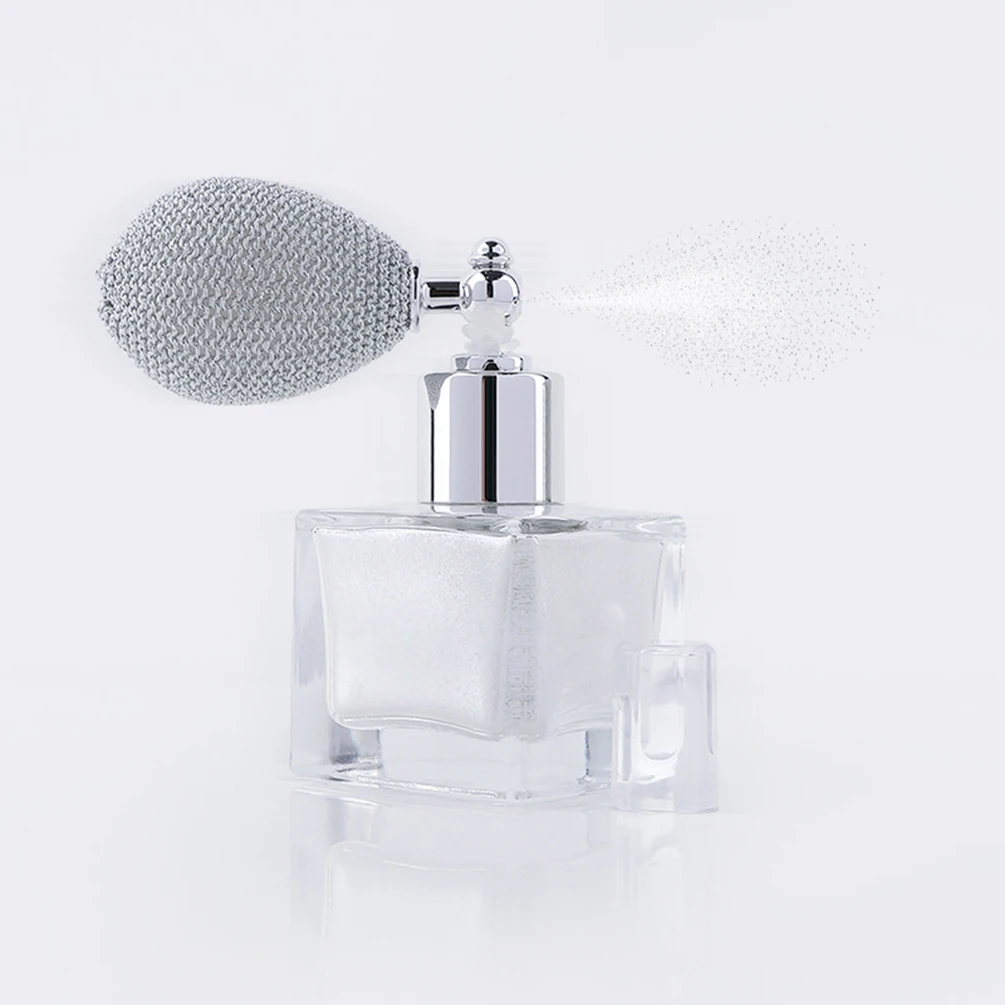 Glass Glitter Spray Highlighter Private Label 8g Pearlescent Shimmer Long Lasting Waterproof Custom Logo Makeup Square Bottle