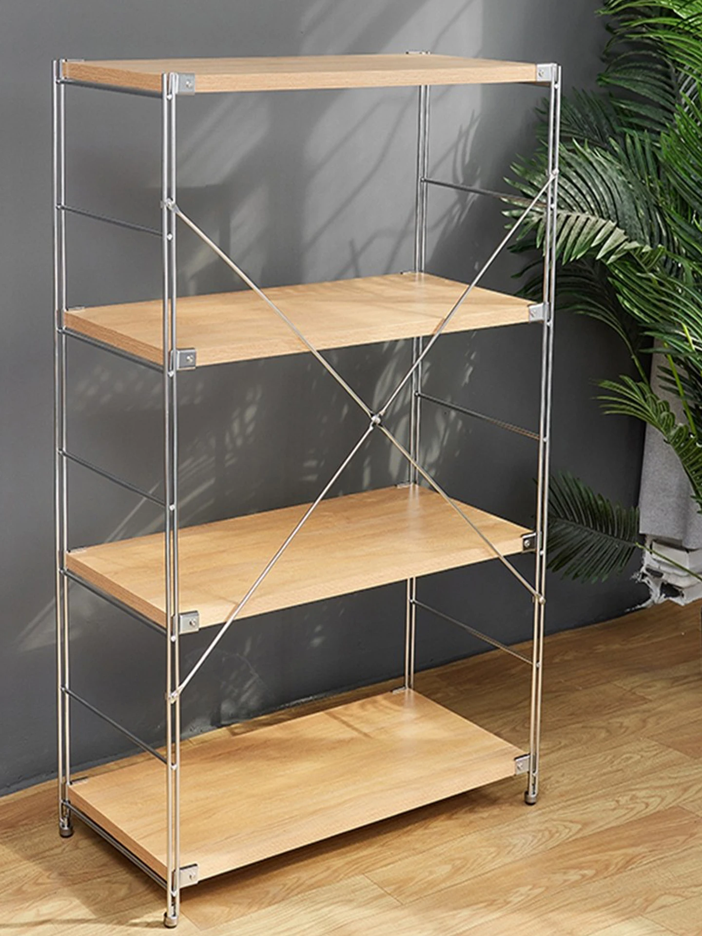 

Nordic Sle Multi-Layer Kitchen Storage Ra Bookelf Microwave Oven Stand Batoom Toilet Living Room Balcony Organizer