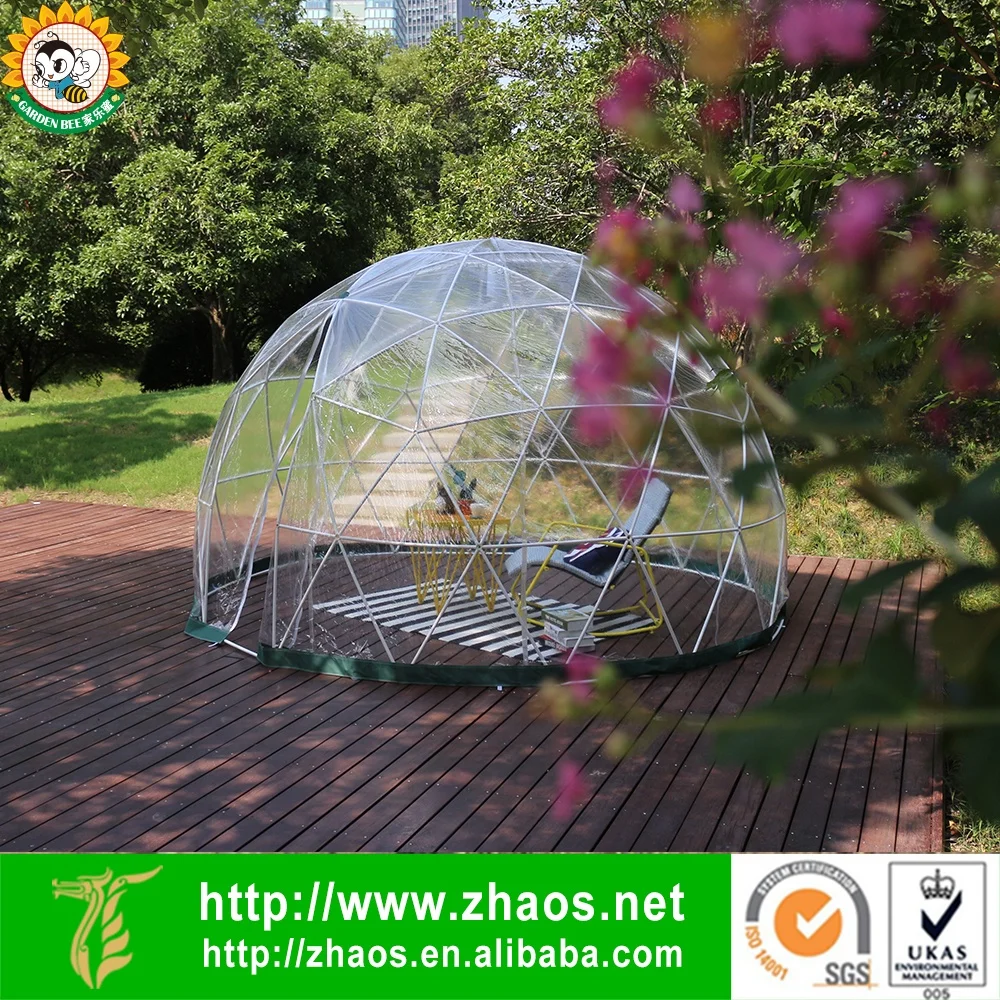 2022 new arrival Garden bee transparent dining/cafe dome geodesic domes igloo tent