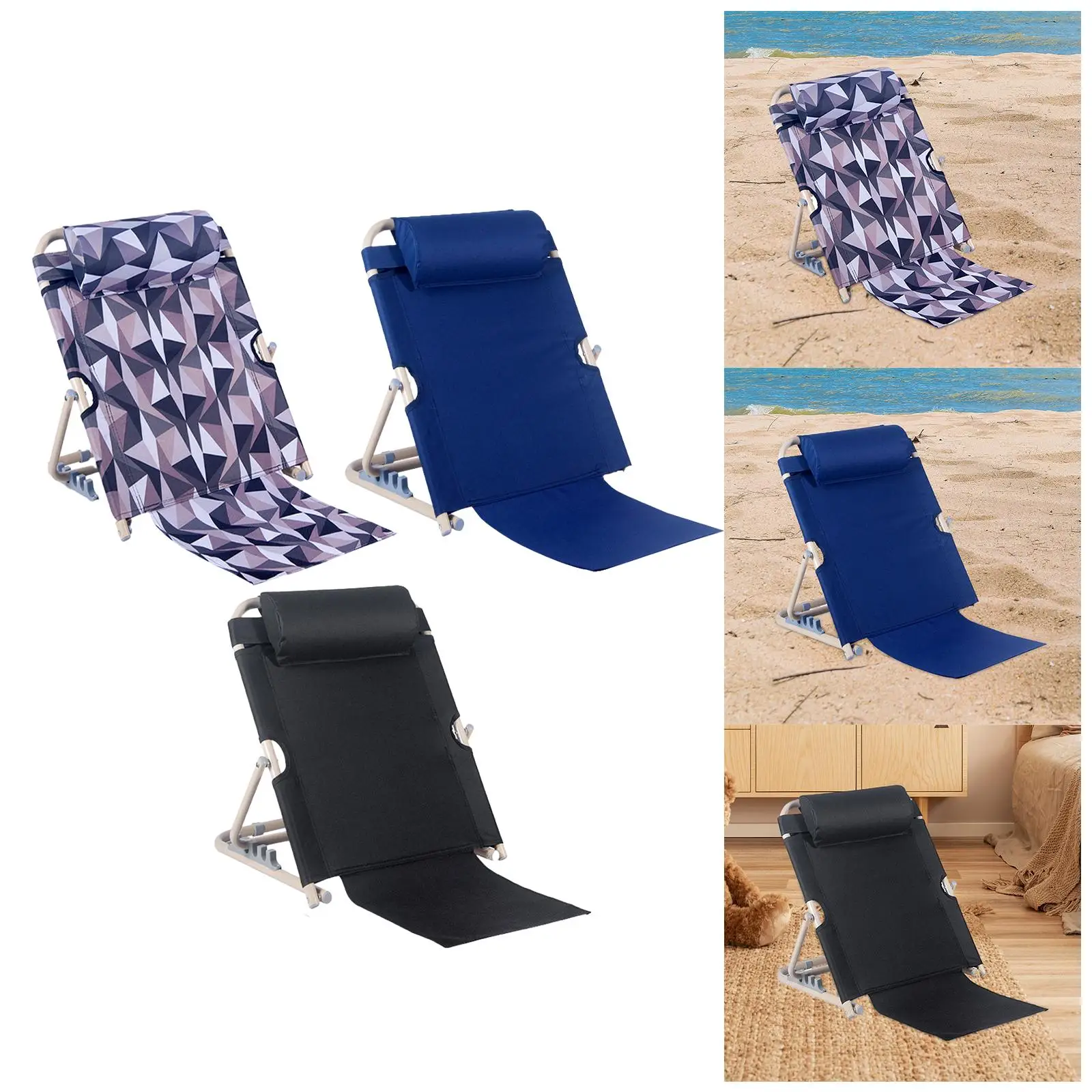 Lifting Bed Backrest Portable Multi Function Adjustable Reading Bed Chair