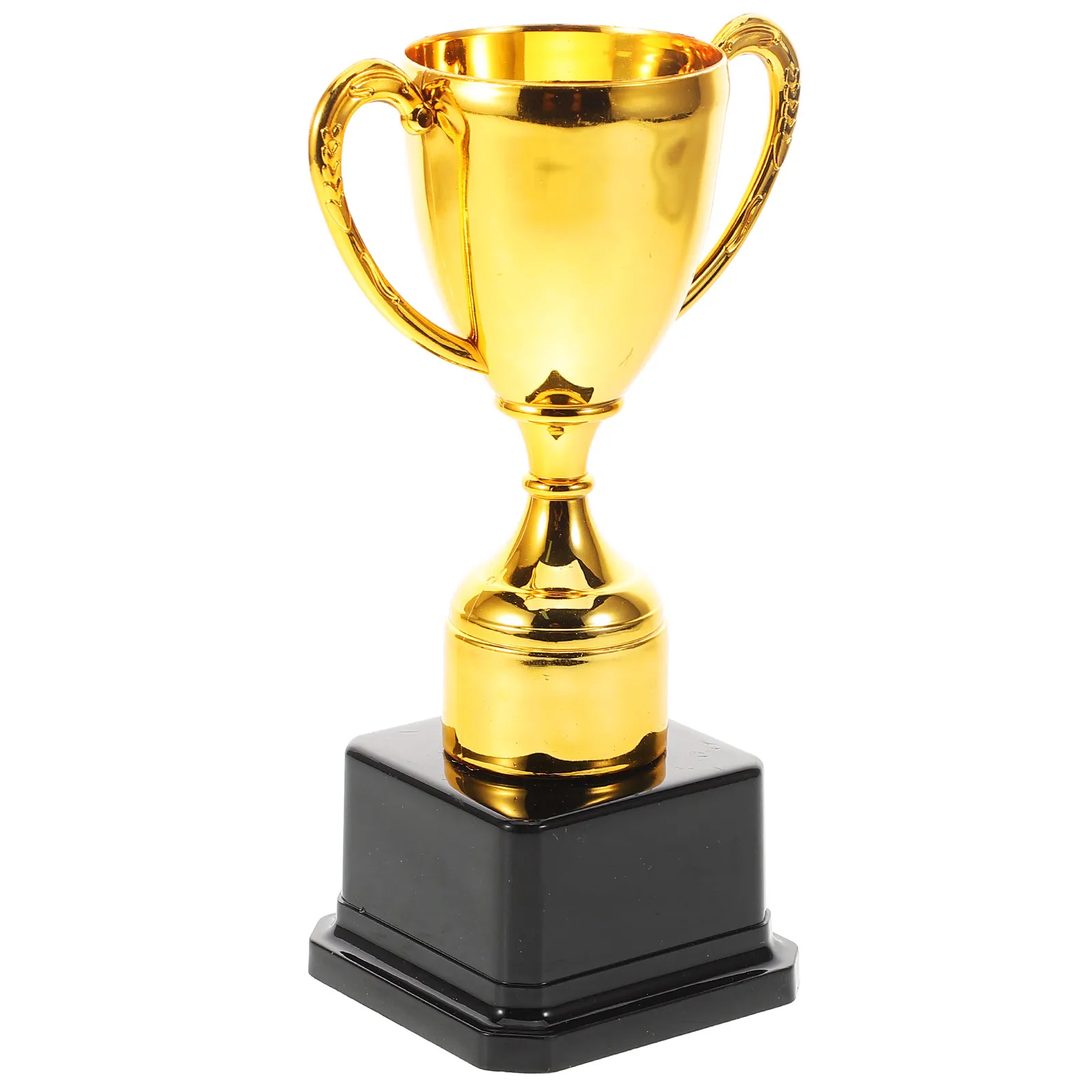 1Pcs Mini Trophy Black Base Plastic Kids Reward Prize School Party Celebration Award Classroom Supplies